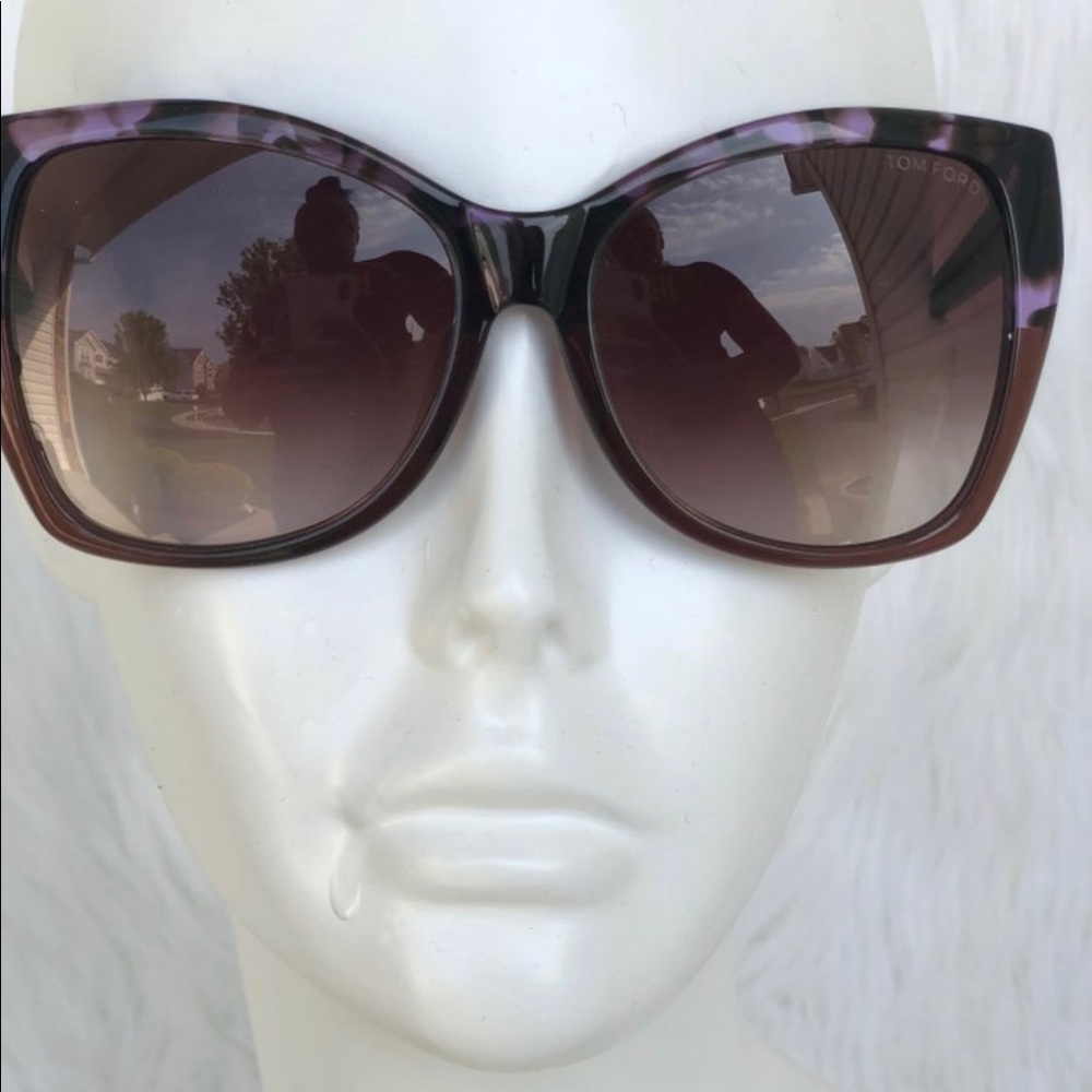 Tom Ford Carli Violet Havana Sunglasses